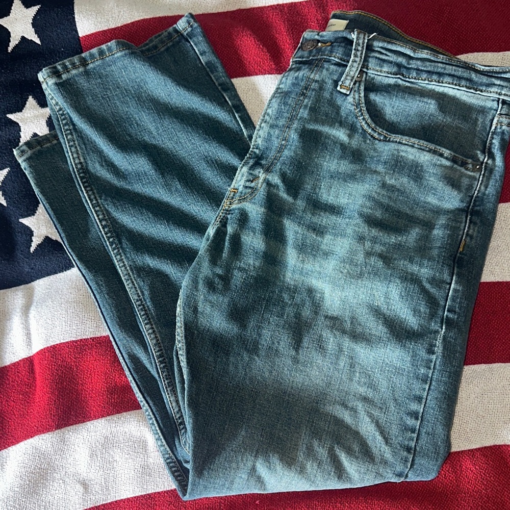 Men's Levi Signature Straight Blue Jeans 34x30